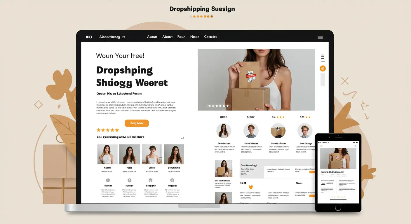 criação de site para dropping
