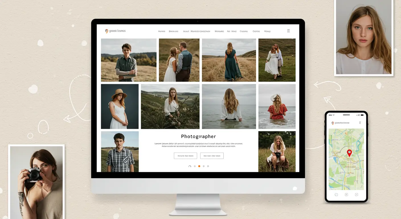 criação de site para fotógrafos