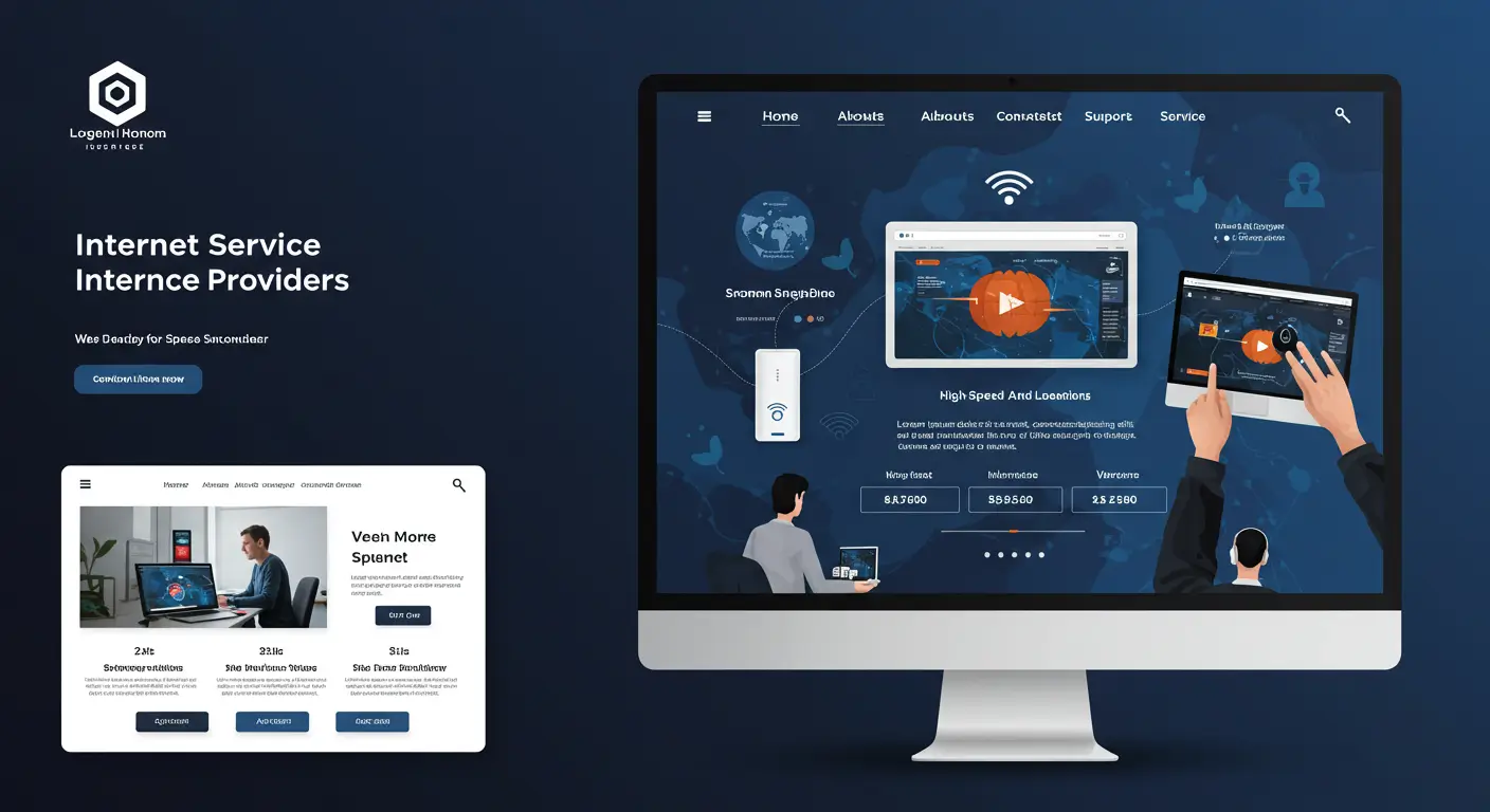 criação de site para provedor de internet