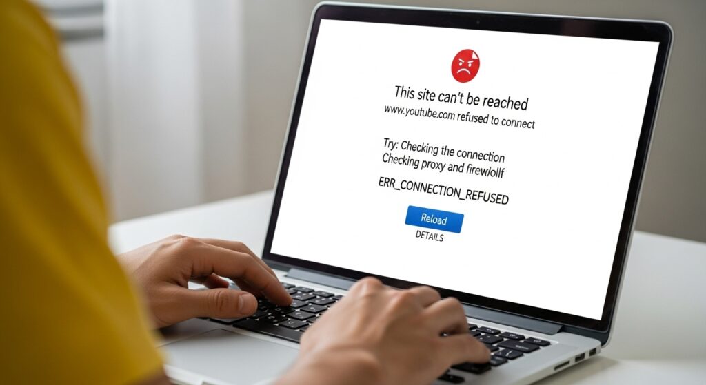 não é possível acessar este site