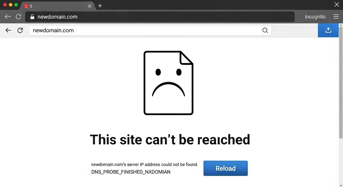 não é possível acessar este site