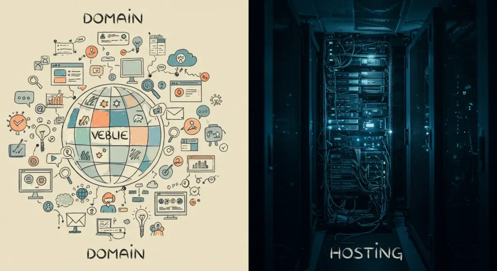 dominio ou hospedagem?