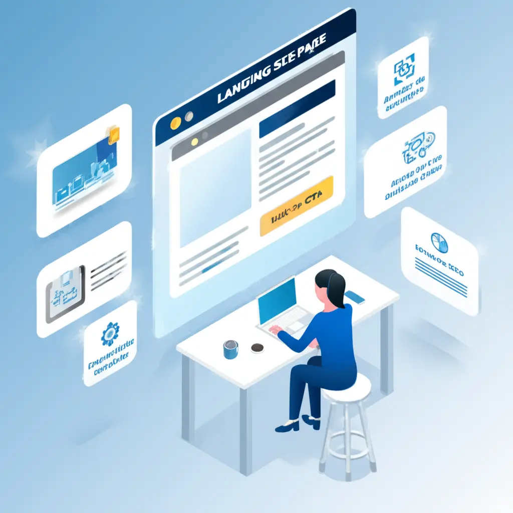 Logotipos das principais ferramentas gratuitas para criação de landing pages, como Mailchimp e Systeme.io.