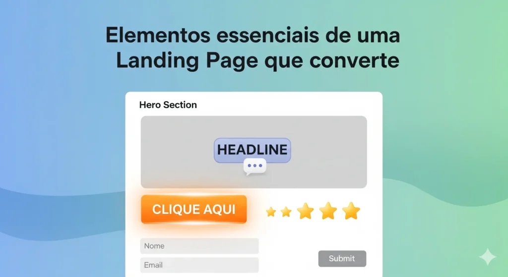 Elementos essenciais de uma Landing Page que converte