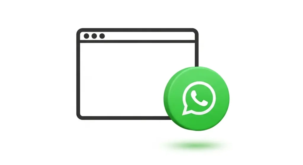 Comparativo visual dos três tipos de botão do WhatsApp link direto no texto, botão flutuante no canto da tela e botão integrado no corpo do site.